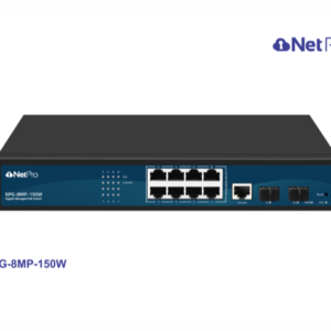 6 Port PoE Switch, 4 Ports 10/100Mbps PoE+ 2 Ethernet Uplink, Total Power  Budget 65W, 803.af/at Compliant, Compatible with IP Cameras VOIP Phones